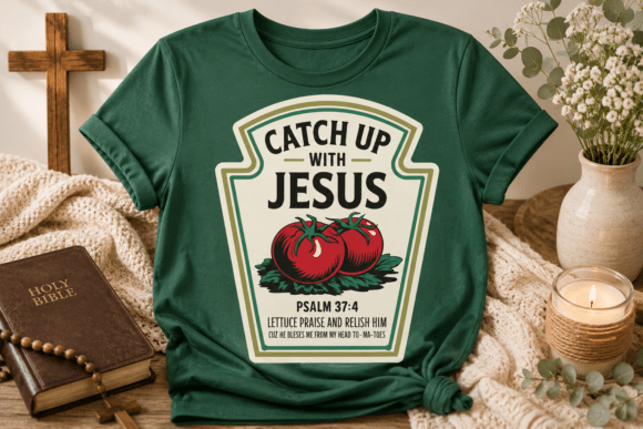 Catch Up with Jesus Shirt PNG: A Faith-Based Design Asset