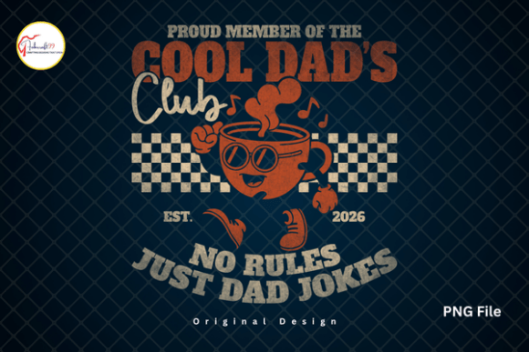 Cool Dads Club PNG: A Modern Design Asset for Humor-Driven Branding