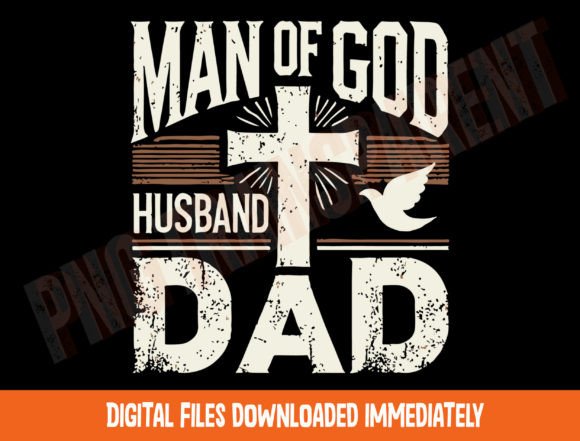 Honoring Faith: The Man of God PNG for Design