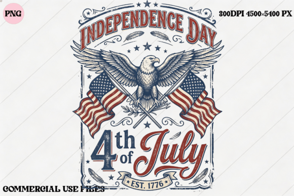 Independence Day Eagle 4th of July Design