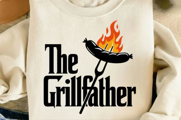 Mastering Design with The Grillfather Father's Day Png