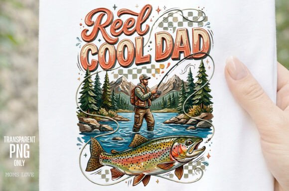 Reel Cool Dad PNG: A Premium Design Asset for Outdoor Brands