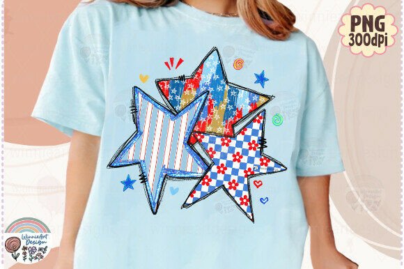 Stars and Stripes Trendy 4th of July PNG: A Designer's Guide to Patriotic Flair