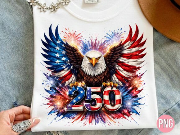 USA 250 Eagle Anniversary: A Versatile Patriotic Design Asset